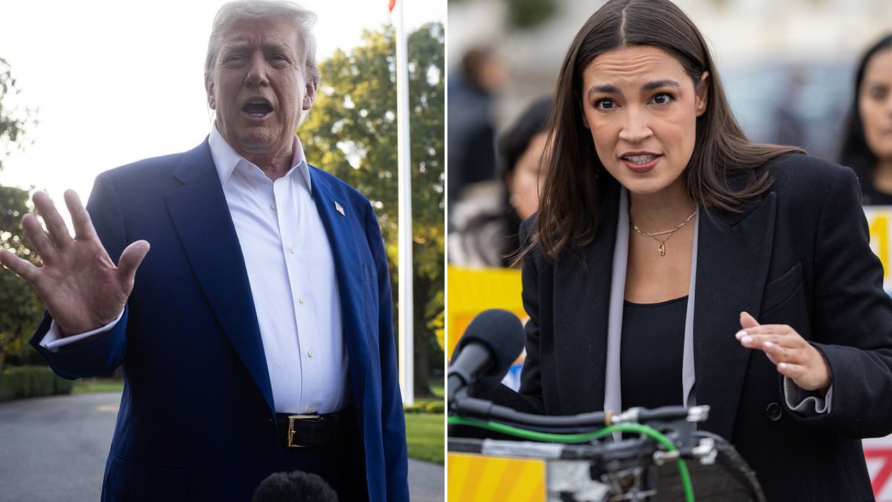 Trump launches brutal 'stupid' spray at AOC after impeachment threat