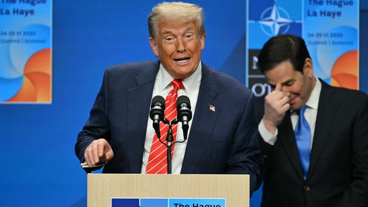Trump's eyebrow-raising response to being called 'daddy' by NATO chief