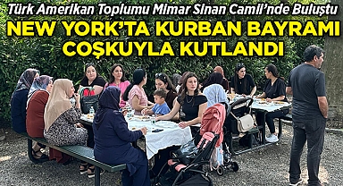 Türk Amerikan Toplumu, Kurban Bayramı'nda Mimar Sinan Camii'nde Buluştu