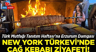 Türkevi'nde Cağ Kebabı Ziyafeti: Erzurum'un Eşsiz Lezzetleri New York'ta Tanıtıldı!