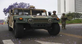 US Marines detain civilian amid court battle over Los Angeles deployment