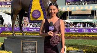 US television presenter left in TEARS after being kicked by horse