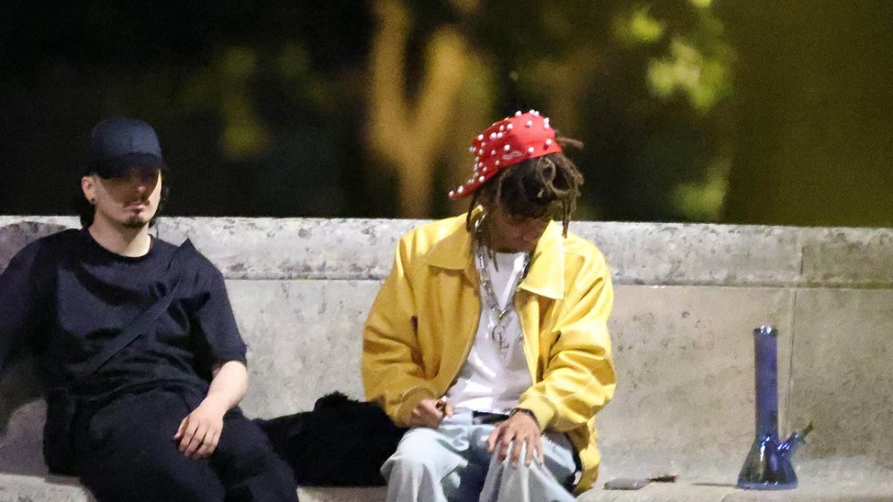 Will Smith's nepo baby son Jaden pictured with drug paraphernalia