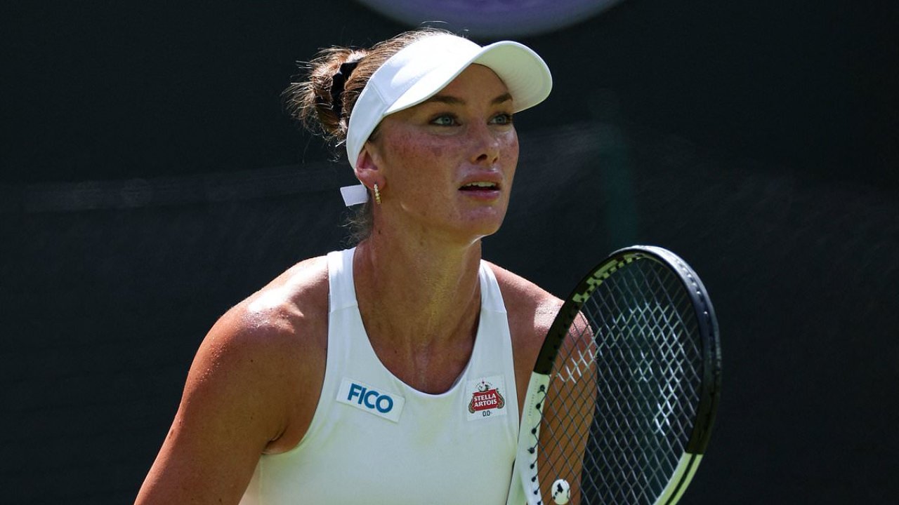 Wimbledon's most stunning debutant crashes out in first round