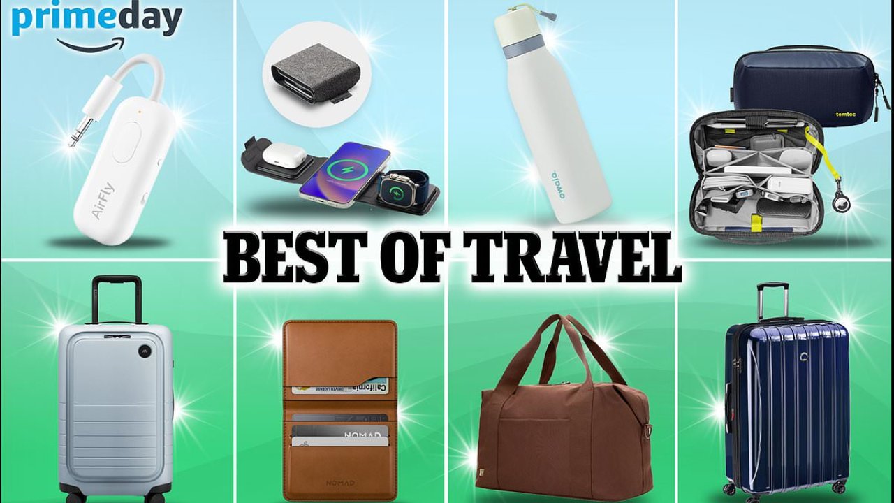 12 of my travel favorites are on sale for Prime Day - starting at $8