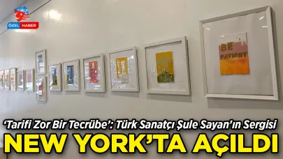 Türk Sanatçı Şule Sayan’ın Sergisi New York'ta Açıldı!