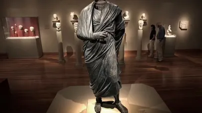 65 yıllık hasret sona erdi: Marcus Aurelius heykeli Türkiye’ye döndü