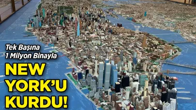 Tek Başına 1 Milyon Binayla New York'un Minyatürünü Kurdu!