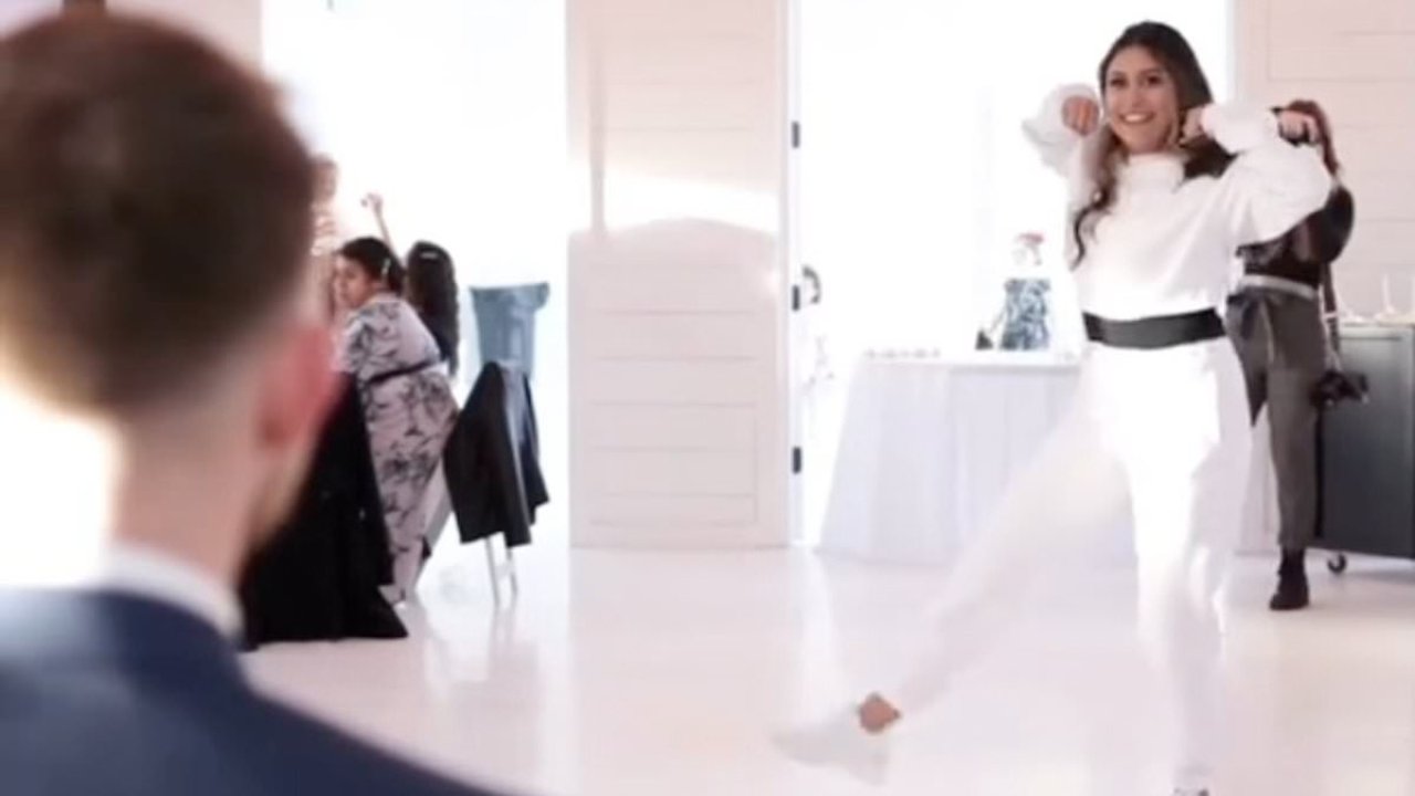Bride mercilessly mocked over wedding day surprise for her husband