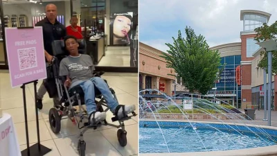 Disabled son 'told to leave his family's stall in Atlanta mall'