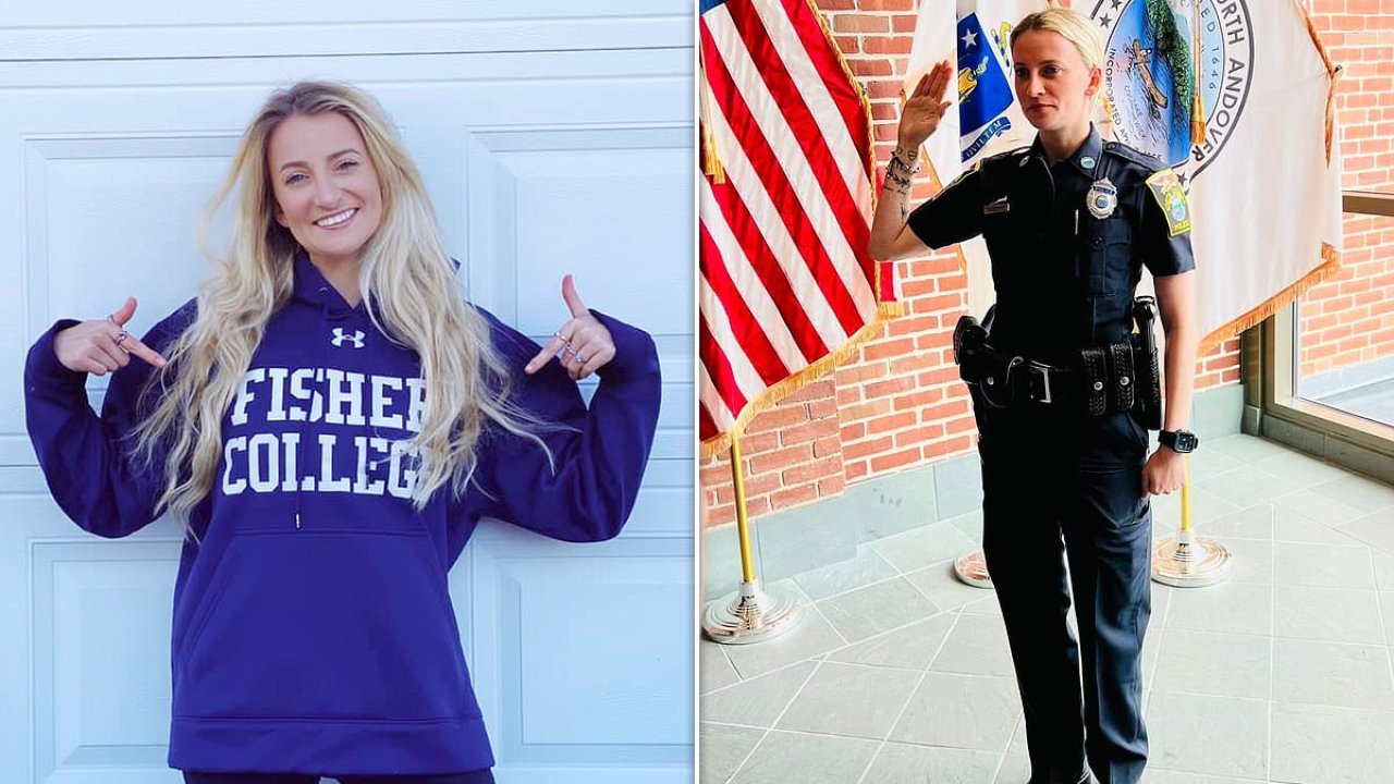 Female cop is shot in wild encounter with fellow officers at her home
