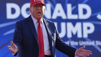 Inside Trump's 20-hour charm offensive using MAGA swag