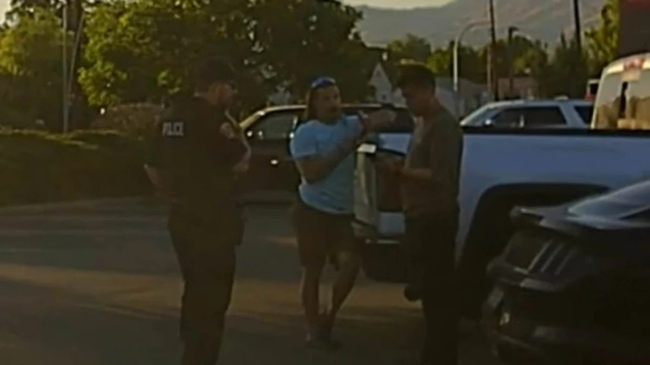 'Killer dad' caught on cops' dashcam in agonizing missed opportunity