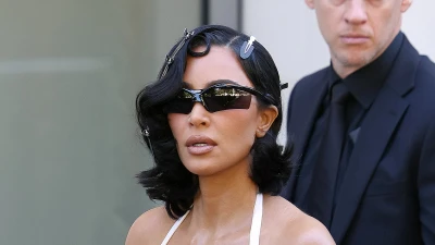Kim Kardashian brings back the booty in two latex Balenciaga looks