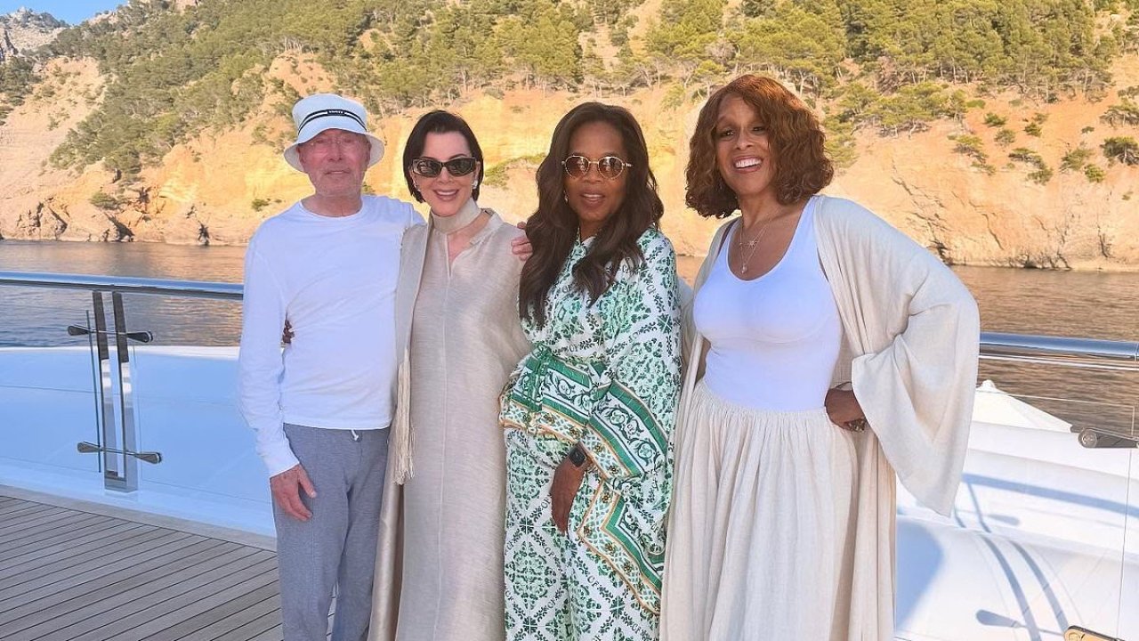 Kris Jenner and new pal Oprah vacation after bonding at Bezos wedding