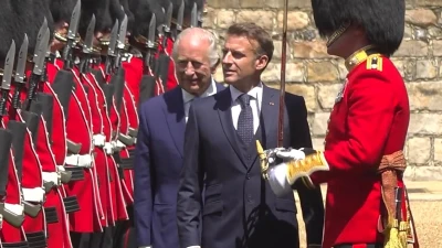 Macron under fire for breaching royal protocol