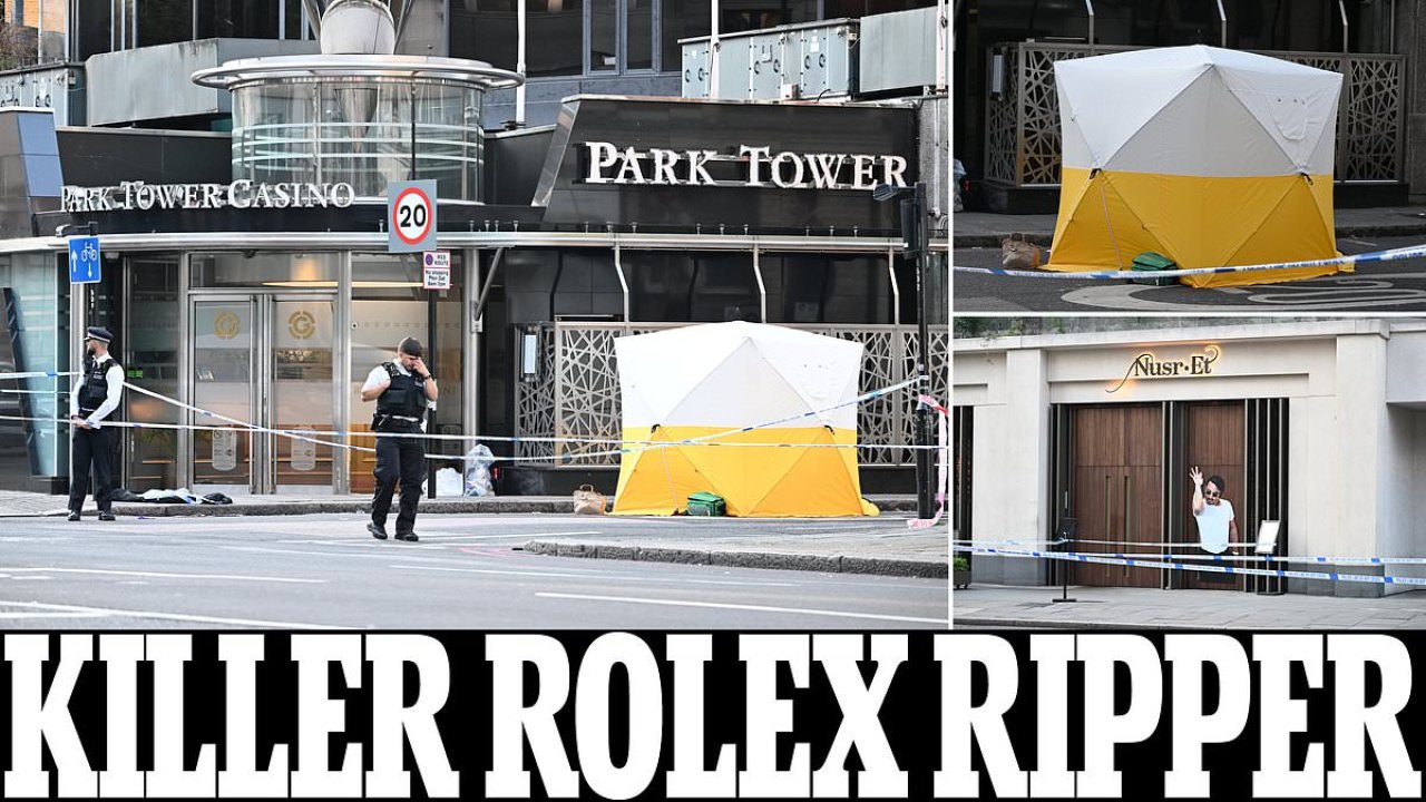 Man stabbed to death outside Knightsbridge casino 'over watch'