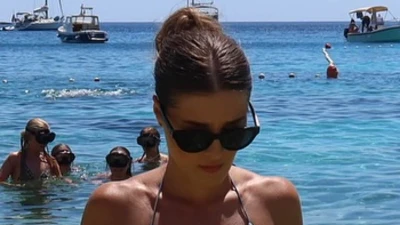 NFL WAG stuns in bikini-clad pictures from European vacation
