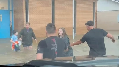 Oklahoma boys and girls club race to escape biblical torrent