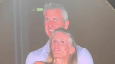 Shocked CEO's stunned words as he was caught on Coldplay kisscam