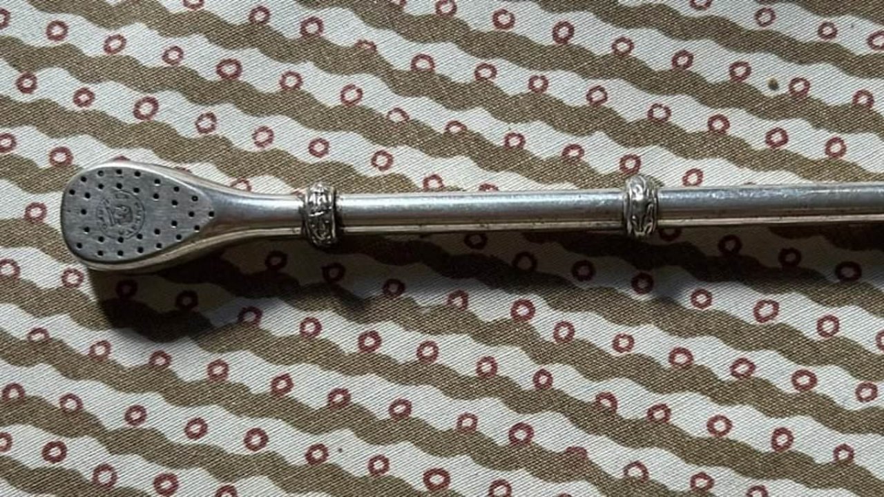 Silver stick with holes in it leaves people perplexed