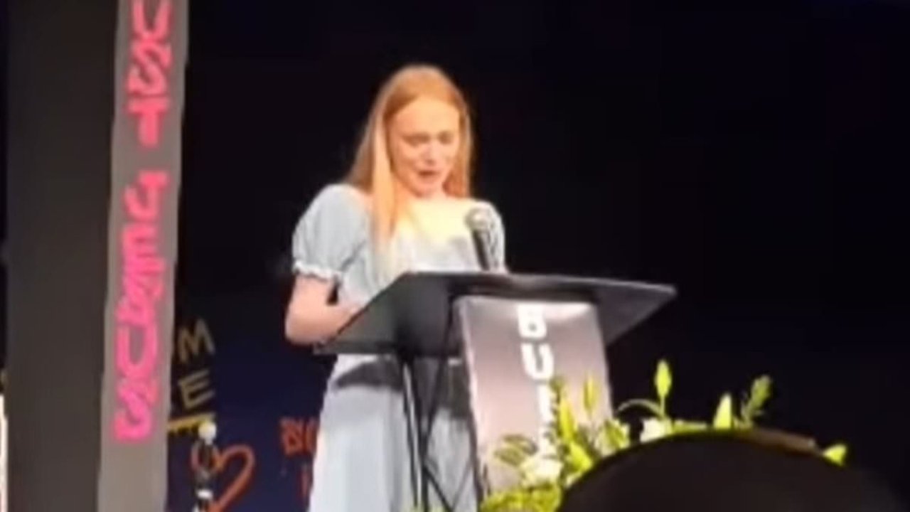 Watch eulogy that helped police charge teen with her parents' murder