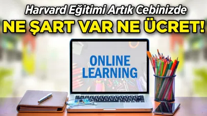 Harvard Eğitimi Artık Cebinizde! Ne Şart Var Ne Ücret!