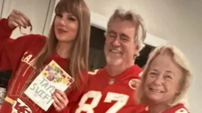 Grieving Ed Kelce shares pic of Taylor Swift with his late girlfriend