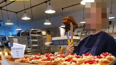 Influencer criticised for 'dehumanising' staff at bakery in viral clip