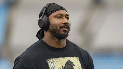 NFL star Myles Garrett caught by cops 'driving his Ferrari at 100mph'