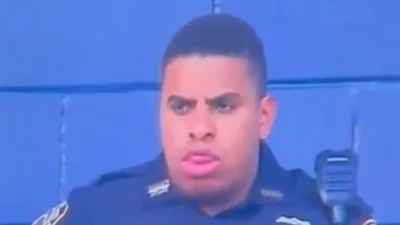 NYPD officer caught in embarrassing act on TV during Yankees game