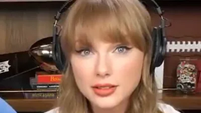 Taylor Swift left speechless by Jason Kelce in New Heights clip