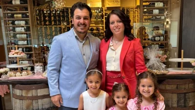 Three girls saw dad die in car crash as their mother battles cancer