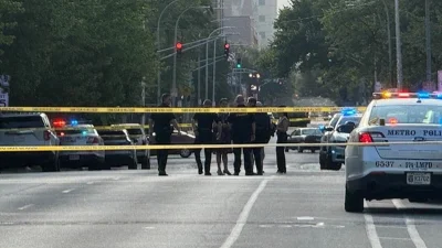 Three shooters 'open fire on school bus stop'