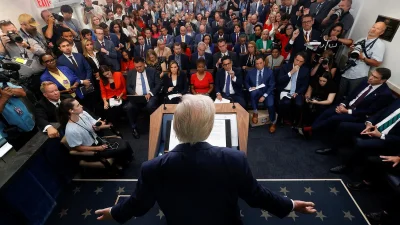 Trump puts kibosh on media's dreams for a Big Beautiful Briefing room