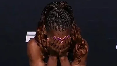 UFC fighter humiliated as clumsy official drops intimate item on stage
