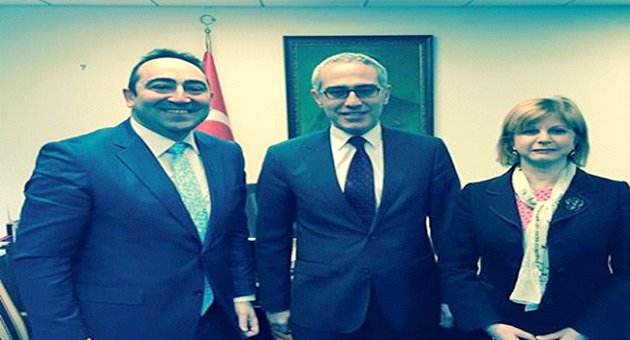 AB Yerel Yönetimler Başkanında Yalçın'a ziyaret