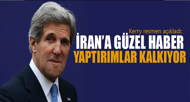 ABD, İran yaptırımlarını kaldırıyor