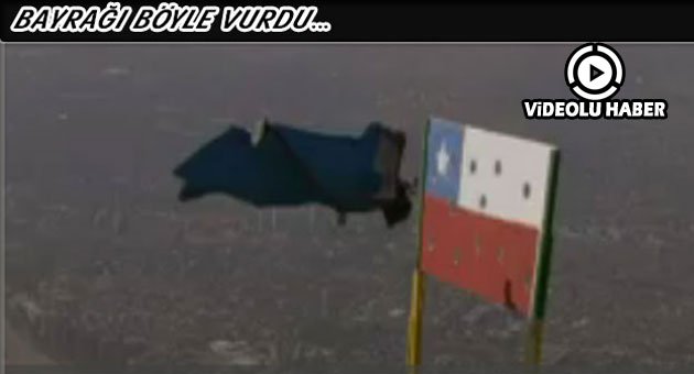 Binlerce Metreden Bayrağı Vurdu