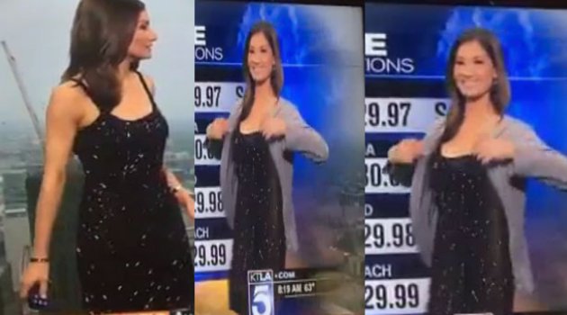 Canlı Yayında Sunucuya Hırka Takviyesi