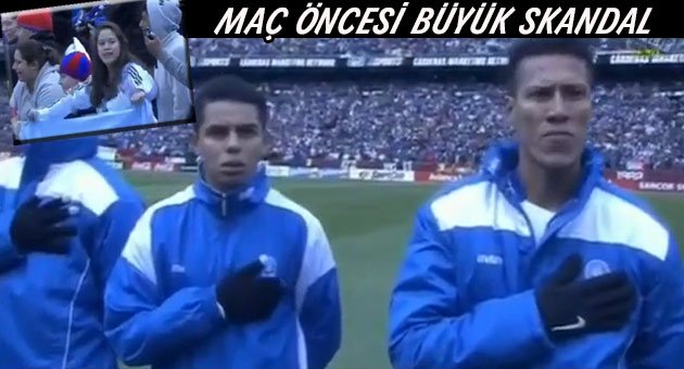 El Salvador - Arjantin Maçında Yanlış Marş Çalındı