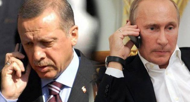 Erdoğan, Putin'e 'Baş Sağlığı' Diledi