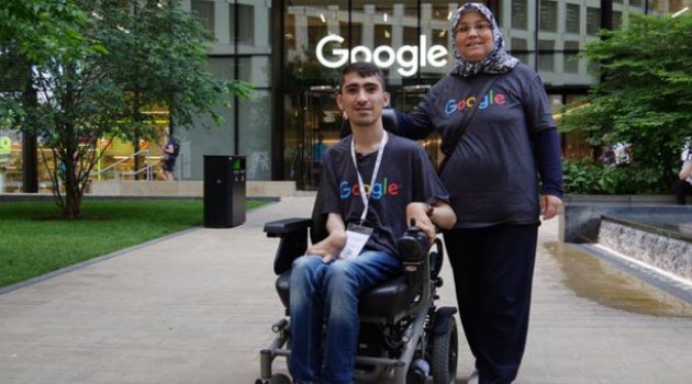 Google'dan burs alan ilk Türk engelli