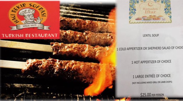 Hacı Bekir'de Ramazan Menüsü 25$