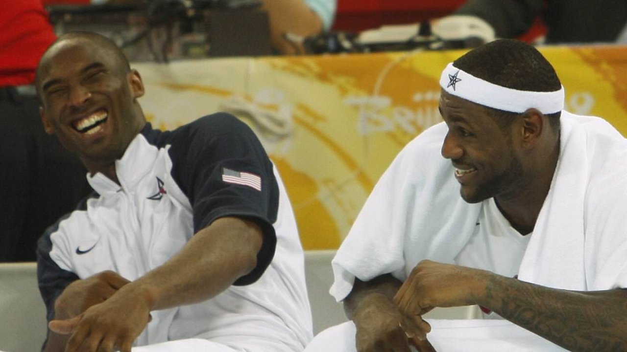 lebron kobe olympics
