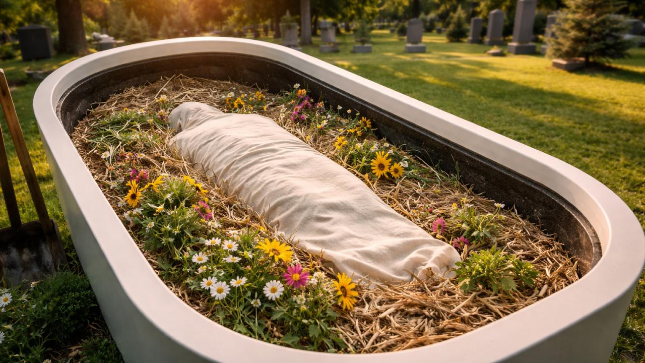 Mezarlıklara Yeni Çözüm: İnsan Kompostlama Dönemi Başlıyor