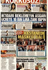KORKUSUZ Gazete Manşeti