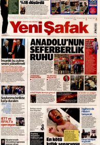 YENİ ŞAFAK Gazete Manşeti