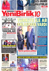 YENİBİRLİK Gazete Manşeti