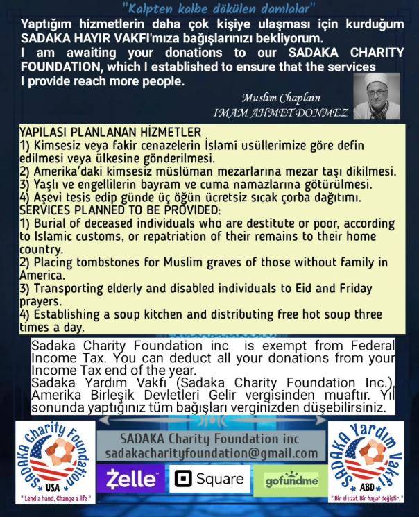 Chaplain İmam Ahmet Dönmez’den ABD’de Müslüman toplum için çağrı